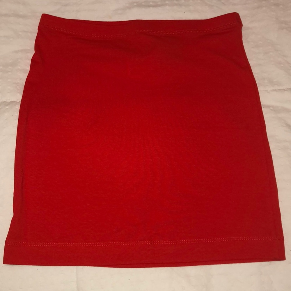 H&M Orange Mini Skirt